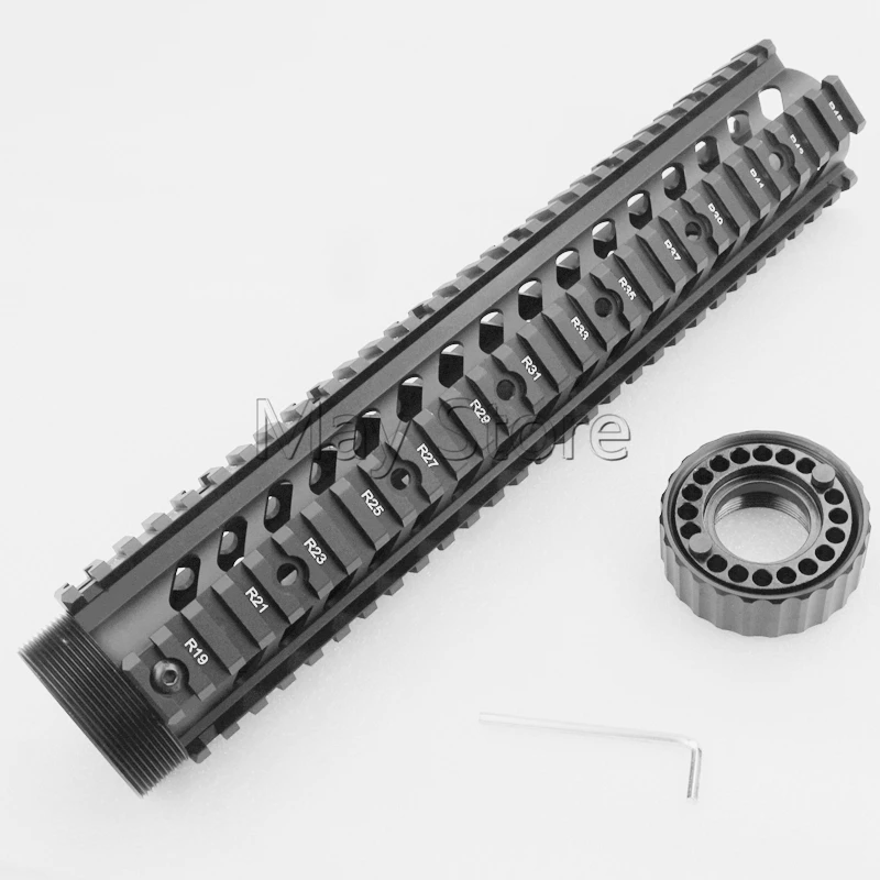 

Hunting Gun Accessories Tactical Shooting Free Float Heavy Duty 12" Length Handguard For AR15 M4 M16