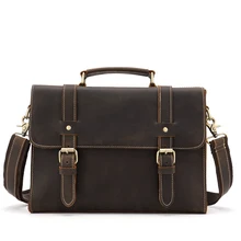 Мужские сумки-мессенджеры из коровьей кожи для ноутбука, сумка-тоут для ноутбука, Мужская винтажная деловая сумка-портфель, сумки на плечо, дизайнерские мужские сумки