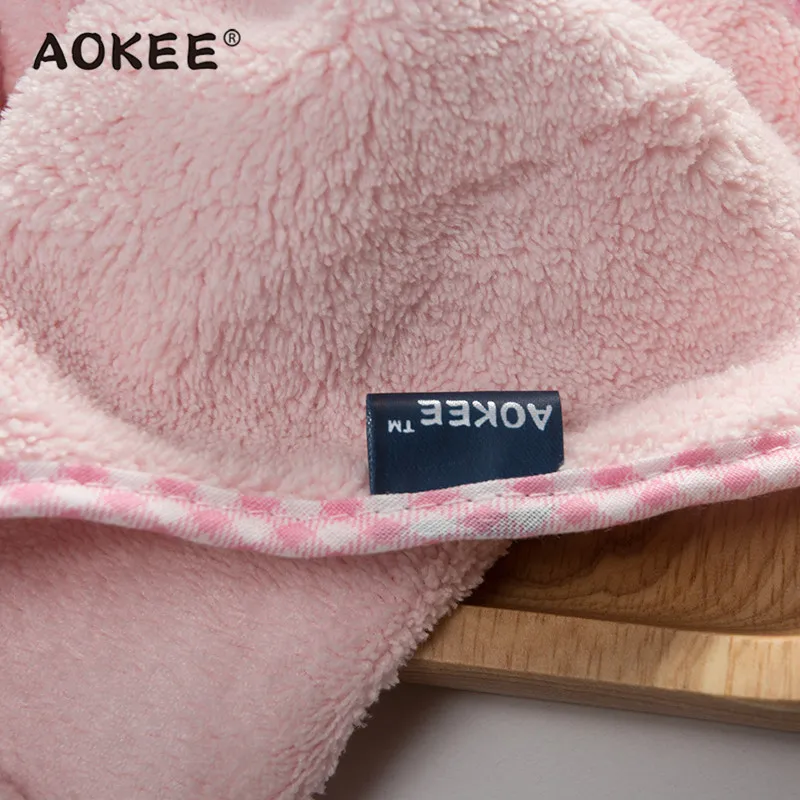 Милый мультфильм кролик Творческий полотенца для рук AOKEE Кухня Ресторан висит протрите полотенца детские мягкие детские руб полотенца для рук