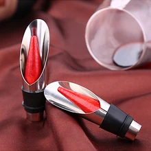 1 шт. TTLIFE Нержавеющая сталь 2 в 1 спиртные напитки Sourer Барные инструменты вина Бутылка с горлышком Pourer разгрузки вина заглушка