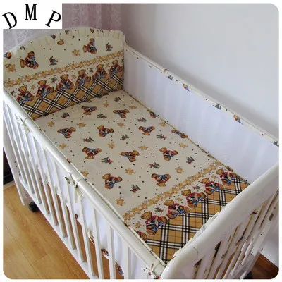 Promotion 5pcs Bear Crib Bedding Set Baby Bed Linen Boys S 5pcs Bear Crib Bedding Set Baby Bed Linen Boys S