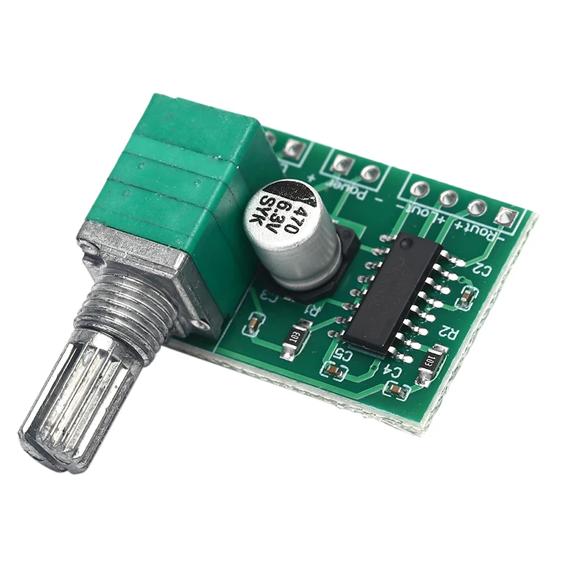1pc Mini PAM8403 Audio USB Power Amplifier Board DC 5V 3W+3W Dual Channel Amp Module