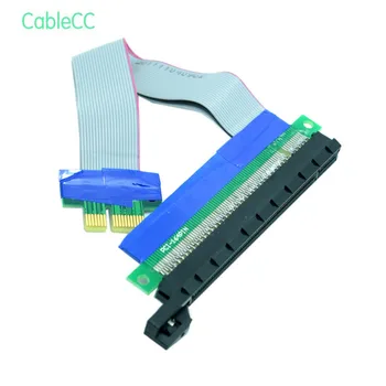 

PCI-E Express 1x to 16x Extension Flex Cable Extender Converter Riser Card Adapter 20cm