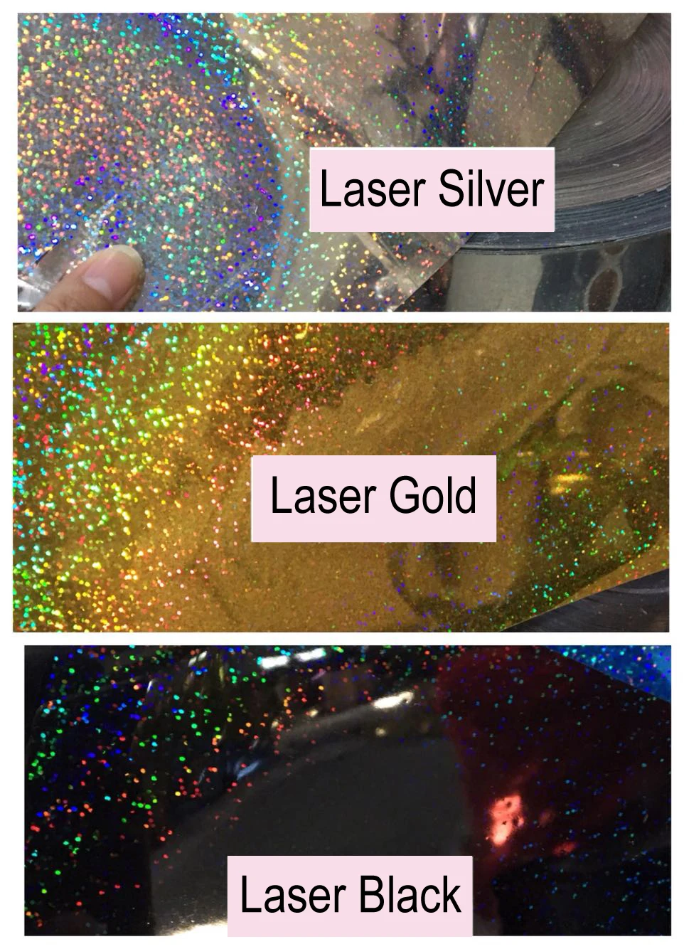 

Sequins Sheet Sequins Raw Material PVC Spangles Arbitrary Cutting For DIY Handcraft Party Arrangement Laser Silver Gold Black