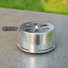 Кальяна темно-серый держатель из металла углерода кальян заголовок термоподставка плита для кальянная трубка кальян chicha головы Narguile чаша