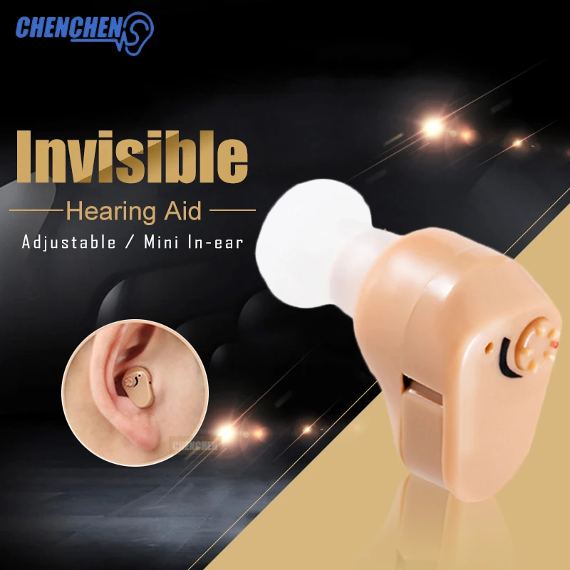 

Elderly Deaf Hearing AID Ear Sound Assistance Voice Amplifier Adjustable Volume In Ear Hearing AIDS Portable Mini Ear Care