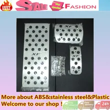 Top Quality for XF car Styling cover Aluminium alloy foot Gas/petrol/oil Interior Brake Rest lamp frame trim Pedal AT