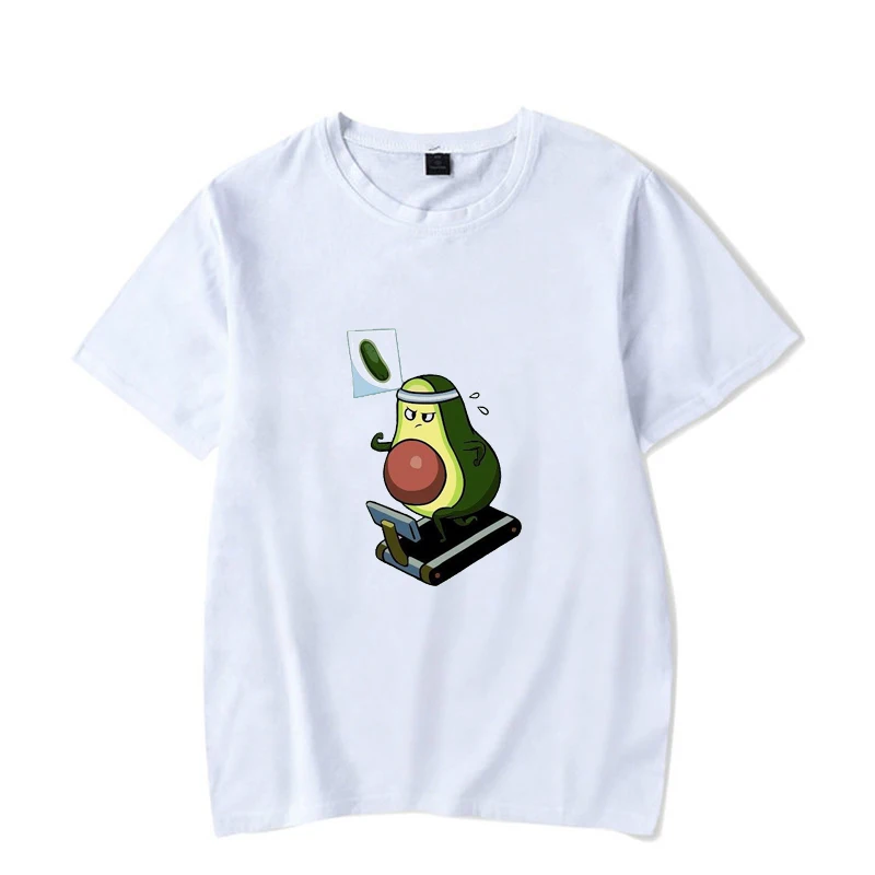 

Sports Avocado T-shirts Women Cute Avocado Summer Girl White T-Shirt Lady Cotton Soft Casual Tops Harajuku Gift Tees Unisex