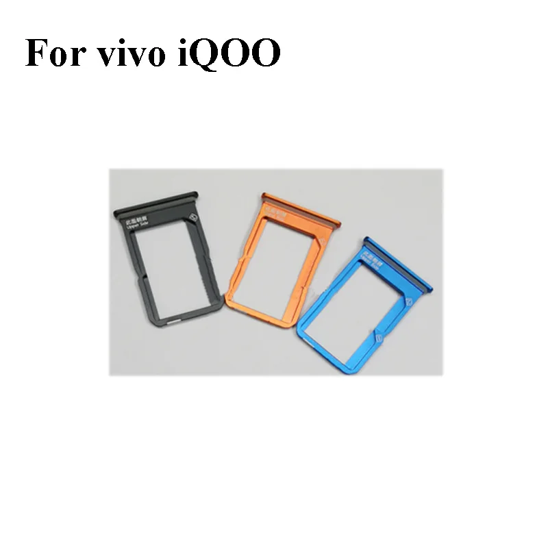 2PCS For vivo IQOO IQ OO New Original Sim Card Holder Tray Slot Replacement Repair Parts | Мобильные телефоны и