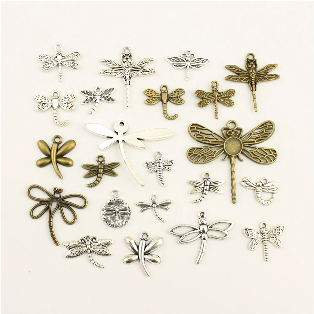 

Fashion Jewelry Making Animal Dragonfly Jewelry Findings Components Mix Pendant
