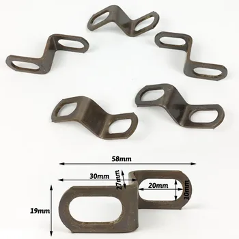 

Modified Motorycle Exhaust Fixed Support Mount Bracket Z Escape Mid Tube Muffler for KTM BMW Stainless Steel Support Bracket