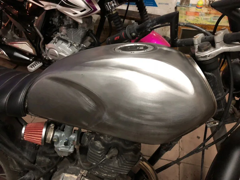 Ретро мотоцикл для Honda CG125 топливный бак Кафе Racer система подачи топлива бак с газовой крышкой 9L