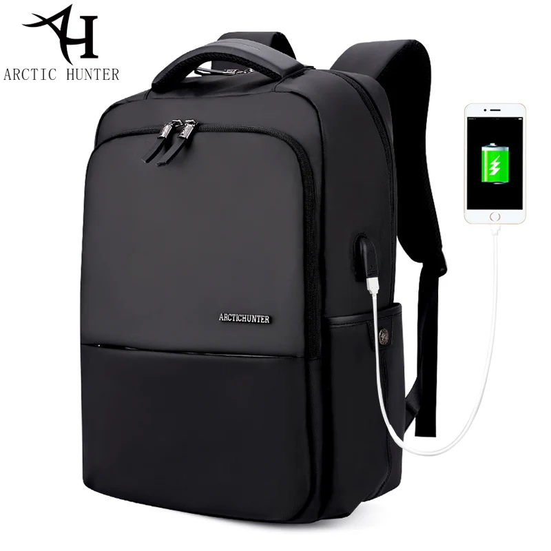 

Fashion USB Charge Backpacks 15.6 Inches Laptop Waterproof Men Large Casual Shoulder Bag Male Christmas Gift Travel Backpack
