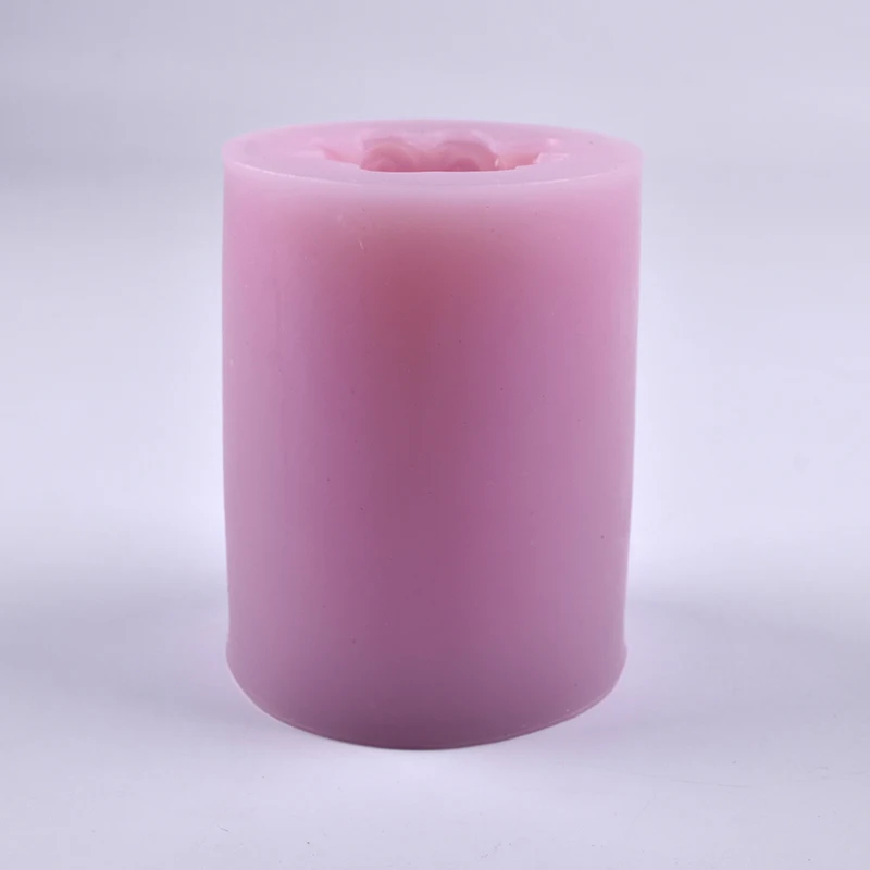 Николь силиконовые мыло свечи формы 3D Роза цилиндр пресс-формы "сделай сам" для творчества из пластика глина Отделка Инструмент