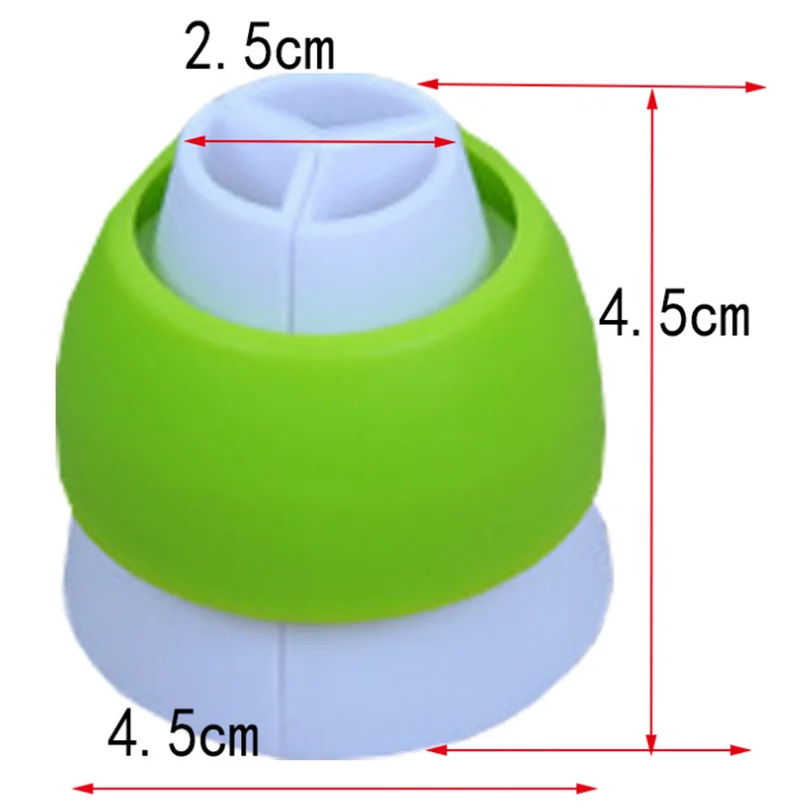 3 отверстия для украшения торта конвертер смесь муфта обледенение трубопроводов мешок сопла конвертер Набор для украшения для кексов, помадки, печенья
