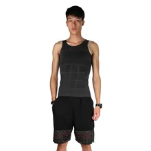 Для мужчин сплошной тонкий средства ухода за кожей Shaper Живота жирных нижнее бельё для девочек жилет рубашка сжимающий корсет Топы корректирующи