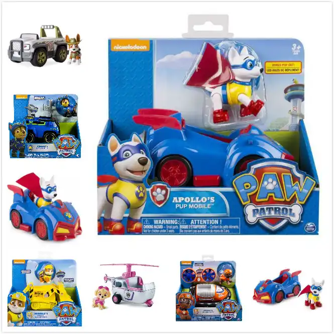 patrulla canina vehiculo y figura