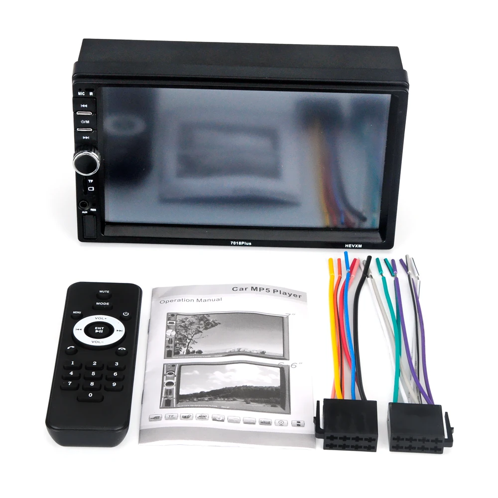 

7018 Car Radio 7 Inch Universal Car Multimedia Player HD Bluetooth MP5 Player FM Media Player