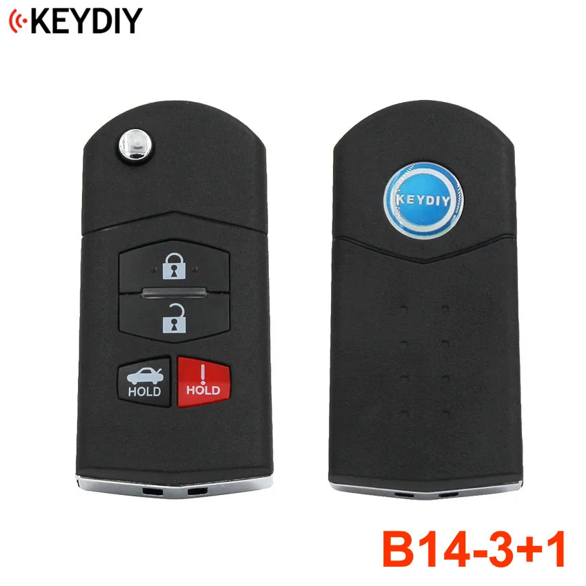 

B14-3+1 KD-X2 KD900 URG200 4 Buttons Remote Control 3+1 Buttons Car Key For Mazda M Style For KD MINI KD900 URG200