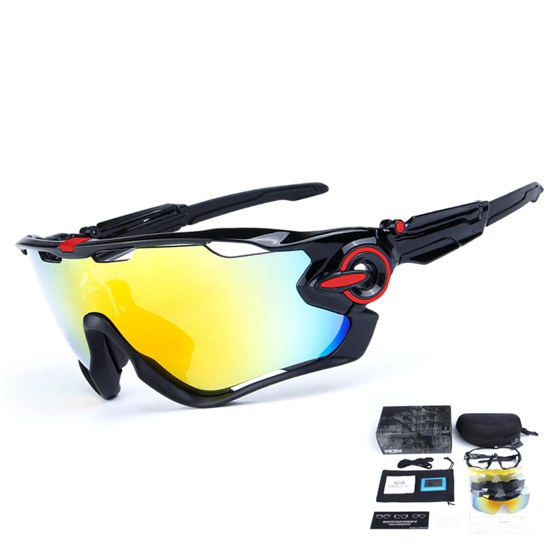 

Cycling Eyewear Bicycle Glasses Driving And Fishing Sunglasses Riding Eyewear With Goggles Case