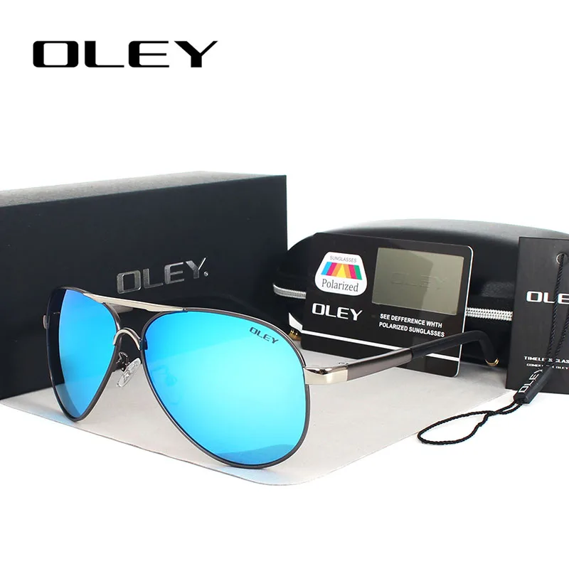 

OLEY Unisex Polarized Sunglasses Men brand designer Women Driving Sun Glasses coating spectacles lunettes de soleil pour hommes