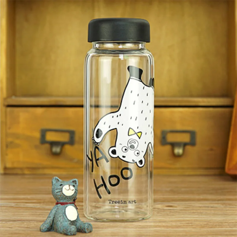 الصيف غير قابلة للكسر الرياضة في الهواء الطلق السفر زجاجة المياه المحمولة مانعة للتسرب الدراجات المياه مياه الشرب زجاجة 550 مللي