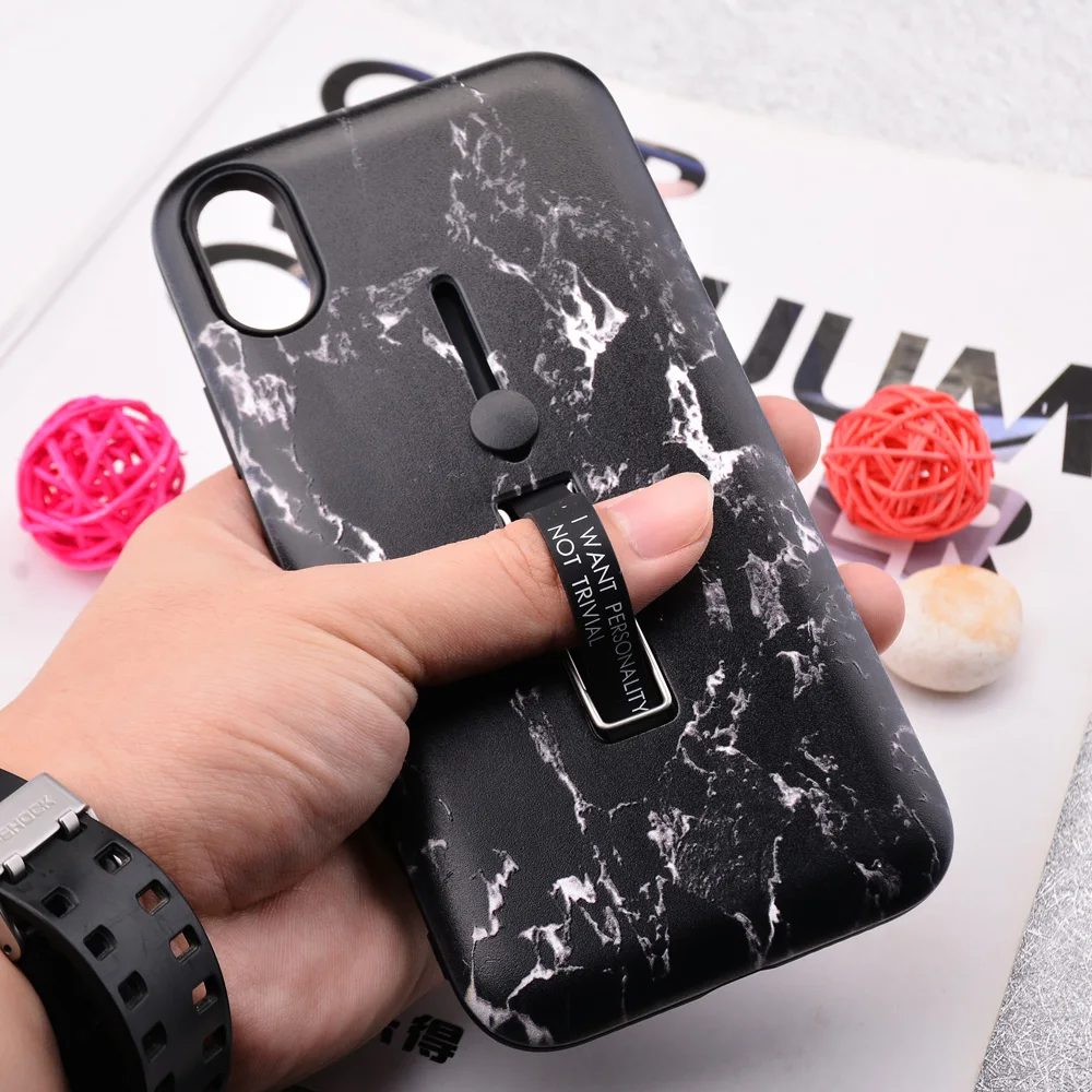 

Kickstand Phone Case For Huawei Mate 20 Mate 10 P20 Pro Cover Marble Patterned Holder Cover For Huawei P20 Mate 20 10 Lite Case