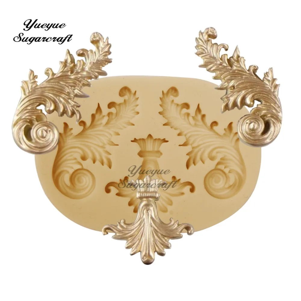 Yueyue Sugarcraft Barque силиконовая форма помадка форма для украшения торта инструменты шоколадная мастика плесень