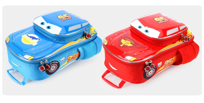 Дисней автомобиль мобилизация Молния Маккуин 3D автомобили рюкзак Детский сад Школьный автомобиль игрушки сумки Детские Путешествия плюшевый рюкзак