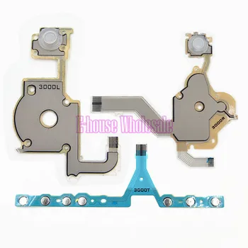 

For PSP 3000 PSP3000 Game Console Repair Keypad Conductive Membrane Replacement for Right/Left R/L Key and Home Start Flex Cable