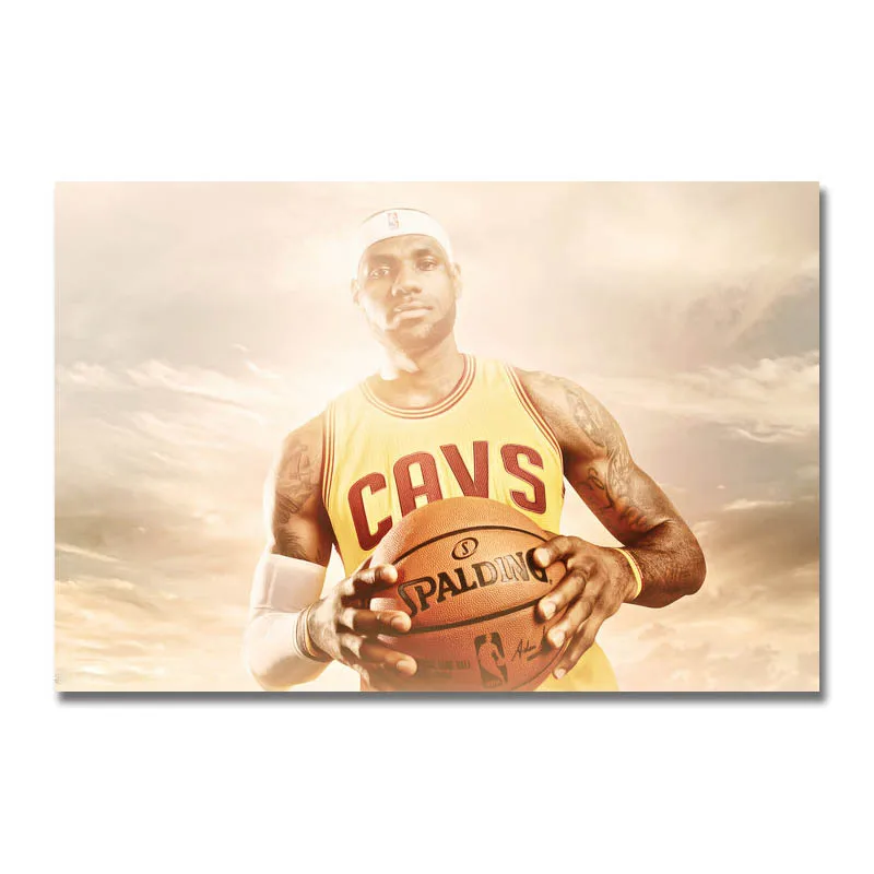 Lebron James Super basketball Star Silk Art Poster Print