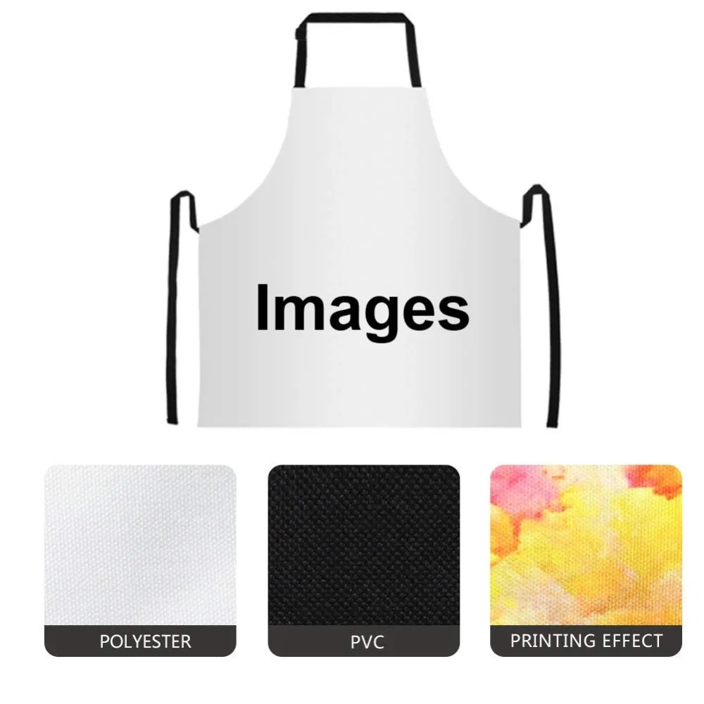 FORUDESIGNS Flowers Dachshund Print Couple Cooking Apron Baking Cooking Restaurant Accessories Custom Women Kictchen Apron