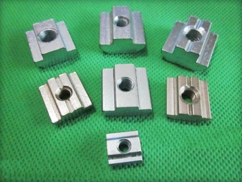

20pcs 3D printer accessories T nut t slide block square 2020 M3 M4 M5