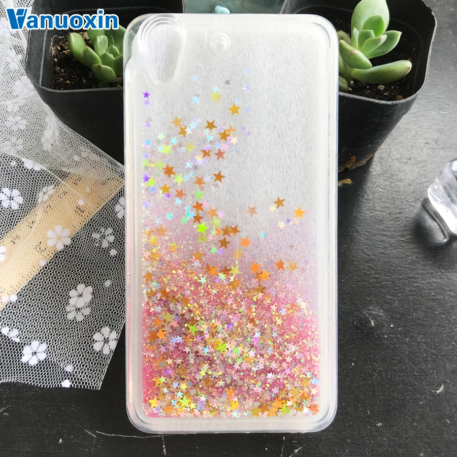 Funda de silicona de la sFor Fundas Huawei Y6II Y6 2 caso Coque Huawei Y6 II teléfono caso líquido dinámica brillo suave cubierta de la caja de TPU
