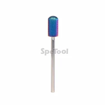 

SpeTool Advanced Nano Blue Coating Tungsten Carbide Nail Drill Bit For Electric Manicure Machine Nail Art Salon Tools D55