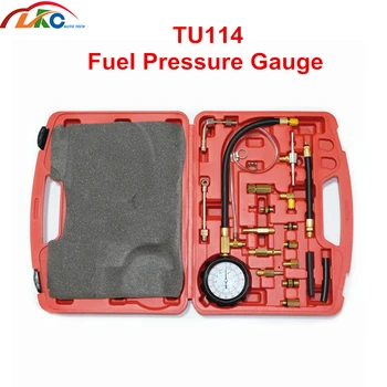 

TU-114 Fuel Pressure Tester Pressure Gauge For Fuel Injection Pump Tester Automotive repair TU 114 Auto Diagnostics Tools Set