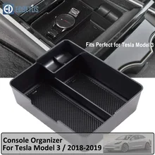 Storger для Tesla модель 3- центральный подлокотник консоль Органайзер лоток коробка для хранения монет и солнцезащитных очков держатель для телефона автомобильный стиль
