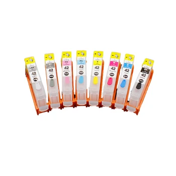 

UP 2sets 16pcs Refill Ink Cartridge for CLI-42 Series compatible For CANON Pro100 pro 100 Empty cartridges with arc chip