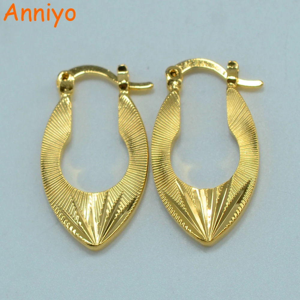 Anniyo 1.99 Wholesale African Earrings for Women/Girls Gold Color