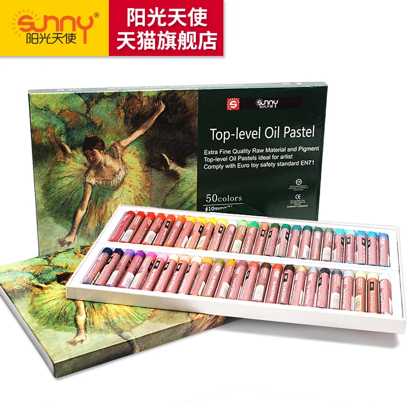 Cores para o Desenho Pintura a Óleo Bonitos do Óleo de 12 Pastéis Macios 50 Conjunto Crianças Ceras Presente Vara Artigo – 16 25
