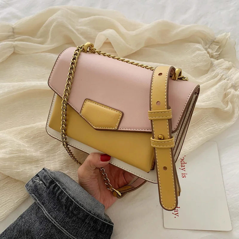 

Fashion Women Pu Leather Shoulder Bag High Quality Ladies Chain Crossbody Flap Bag Small Luxury Designer Female Messenger Bags