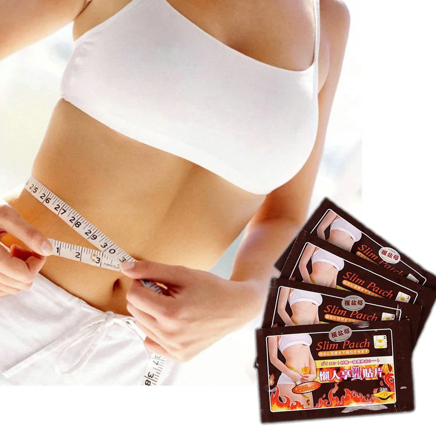 100 Pcs Slimming Patch Slim Navel Stick Slimming Diet Products Weight Loss Burning Fat Slimming Cream Body Slim Patches C070