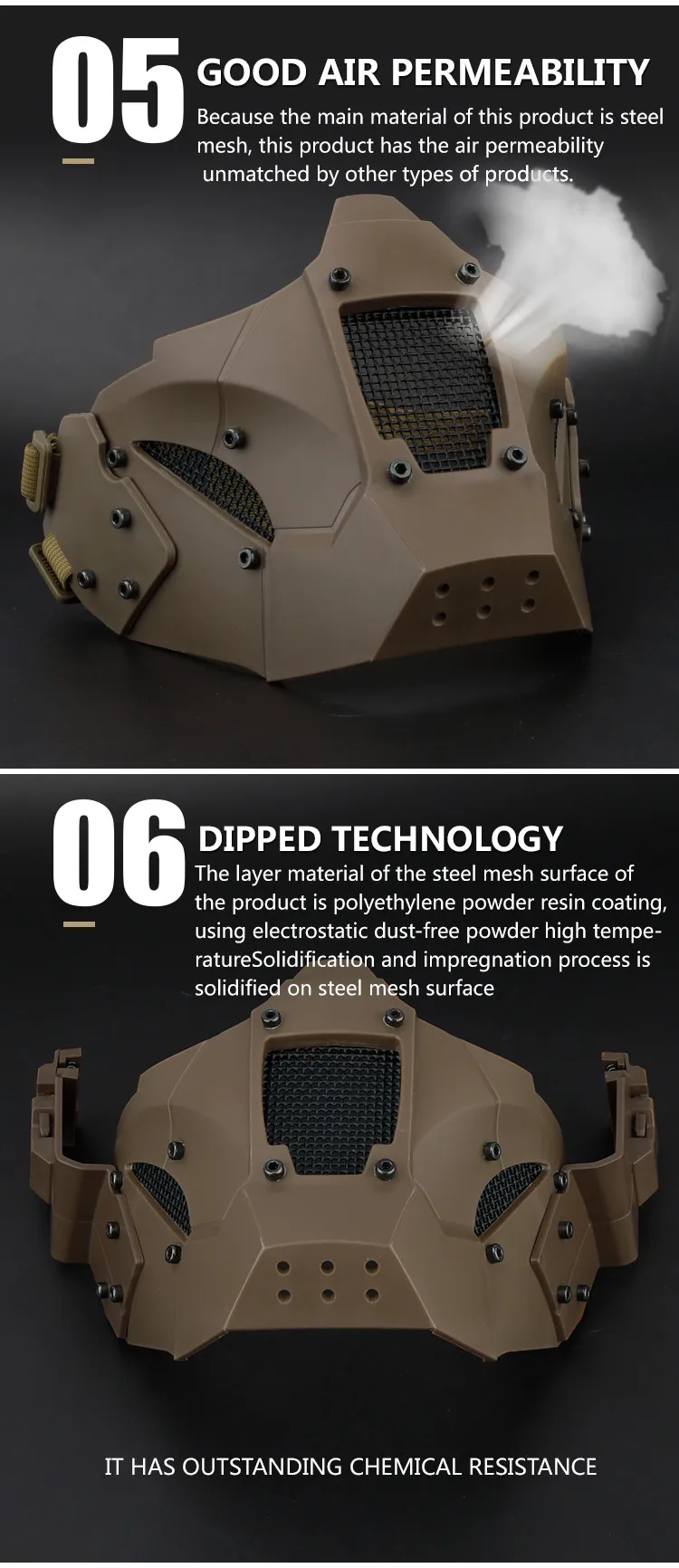 Hunting Tactical Military Mask Airsoft Paintball Outdoor Tactical Masks Shooting Half Face Protective Ca Game Hunting Masks
