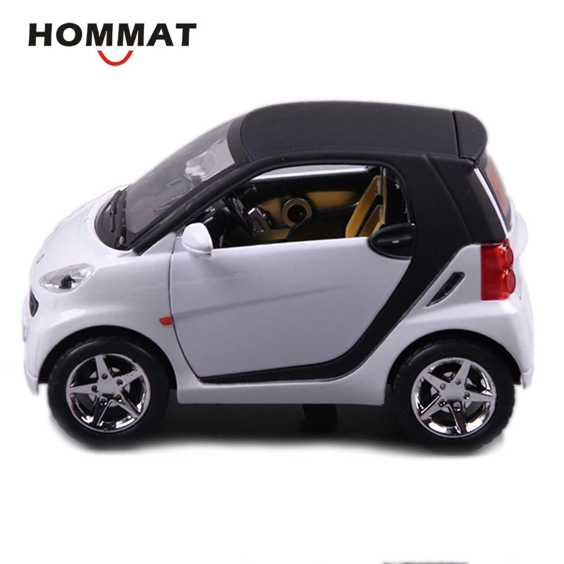 HOMMAT 1:24 моделирование Smart ForTwo литье под давлением игрушечный автомобиль модель металлическая Черная пятница детский подарок Машинки Игрушки для детей