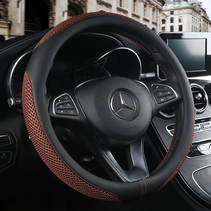 Новинка 2017 кожаная строчка ручной работы для Mercedes Benz B180 E200 E350 S350 S600|car steering wheel