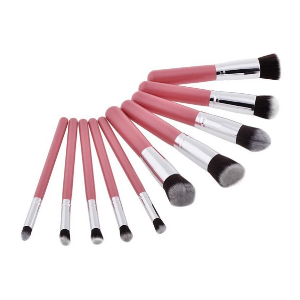 

Professional 10pcs Makeup Brushes Set Beauty Cosmetics Foundation Blending Blush Make up Brush tool Kit High Quality Maquiagem