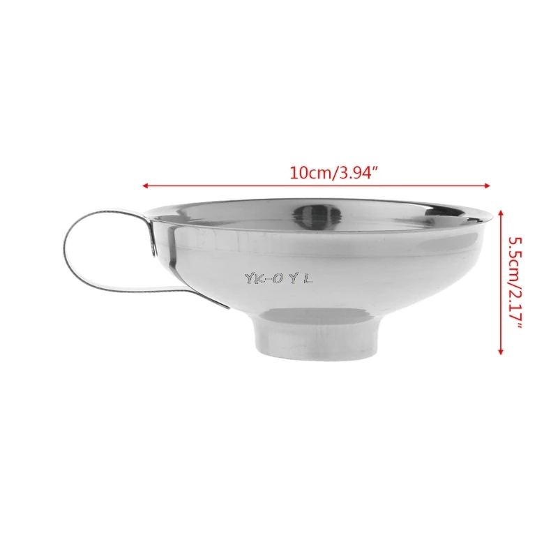 Очень Популярные 2 размера из нержавеющей стали с широким горлом консервирования Воронка чашки бункера фильтр кухонные инструменты