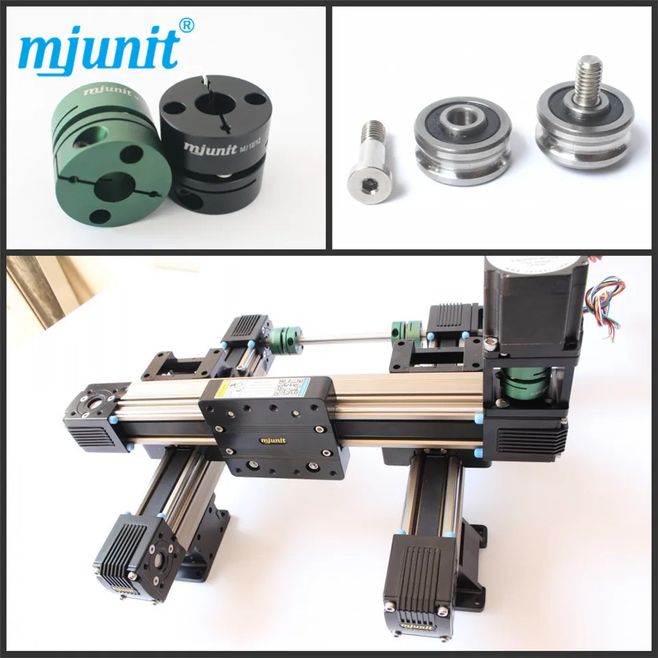 MJUNIT xyz made in china High rigidity Roller Type wheel linear rail