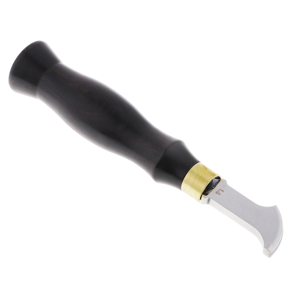 DIY Leather Craft Edge Creaser Stainless Steel Ebony Edge Marking Decorate Tool