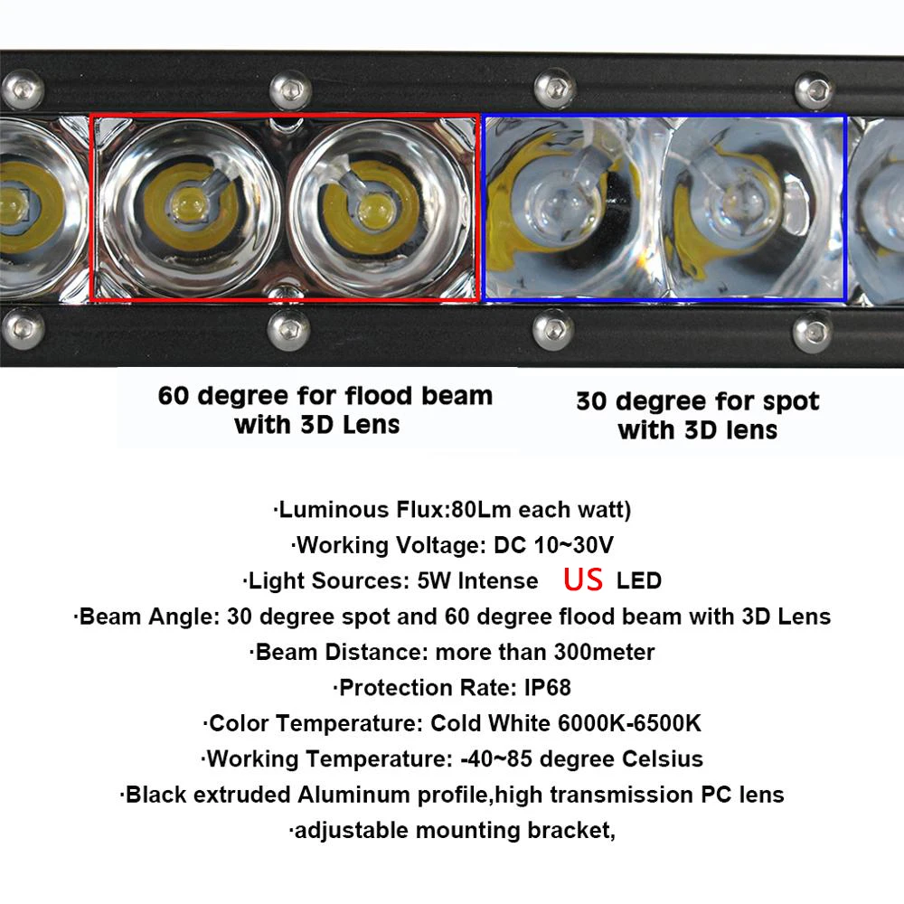 Led Light Bar 4x4 led bar off road Offroad motorcycle barra led tractor auto car vehicle 12v 24v 12 24 volt 90w 120w 150w 180w 210w 240w 20inch led work light driving lamp headlight fog truck suv pickup atv boat (1 (12)